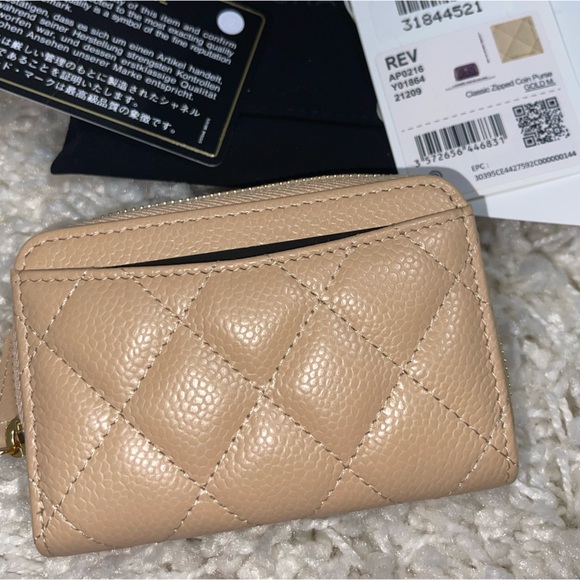CHANEL | Bags | Chanel O Wallet Beige Caviar | Poshmark